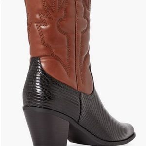 Flat boot natasha black multi